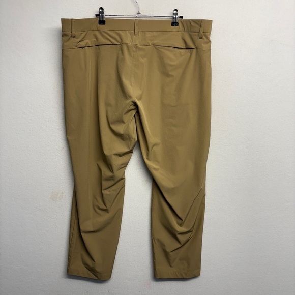 Fabletics Only Pant Classic Fit Dark Twill Tan 40x30 - Picture 2 of 6